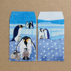 COMO ポチ袋《ペンギンの集会》 2枚目の画像
