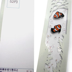 透けるポストカード（蝶）栞・モビール 4枚目の画像