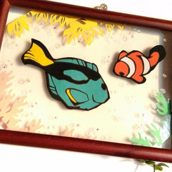 小丑魚和唐魚（藝術牆） 第2張的照片