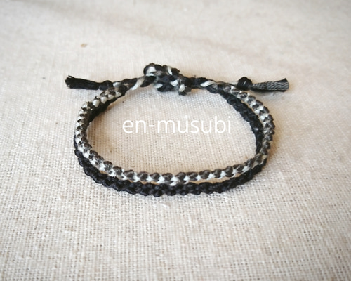 ミサンガ アンクレット ブレスレット ペア 2連🐬】メンズ レディース ミサンガ ブレスレット アンクレット 2