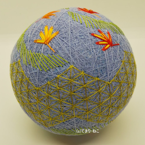 手毬 手鞠 てまり 紅葉No94 ハンドメイド 手毬 手鞠 てまり 紅葉No94 ハンドメイド 手毬 手鞠 てまり 紅葉No94