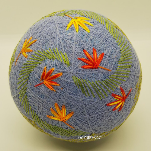 手毬 手鞠 てまり 紅葉No94 ハンドメイド 手毬 手鞠 てまり 紅葉No94 ハンドメイド 手毬 手鞠 てまり 紅葉No94