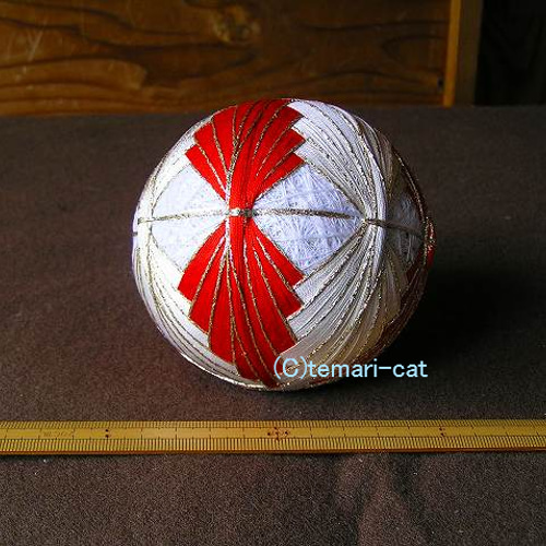 手毬 手鞠 てまり 刺繍桔梗 No137 ハンドメイド