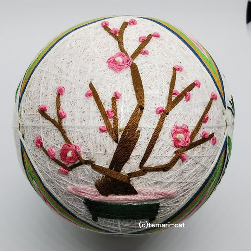 手毬 手鞠 てまり 刺繍ピエロNo.145 ハンドメイド 手毬 手鞠 てまり 刺繍ピエロNo.145 ハンドメイド