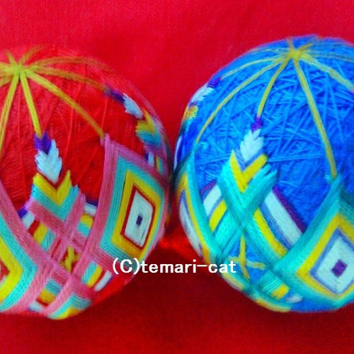 絹てまり「9つのお重詰め、お雛様セット」 手まり 手毬 手鞠 ひな人形