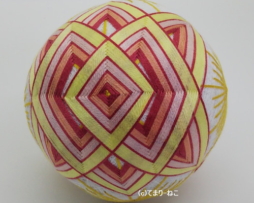 しょりん 手毬 手鞠 てまり 刺繍手毬ピンクNo122 しょりん様専用 手毬 手鞠 てまり 刺繍手毬ピンクNo122