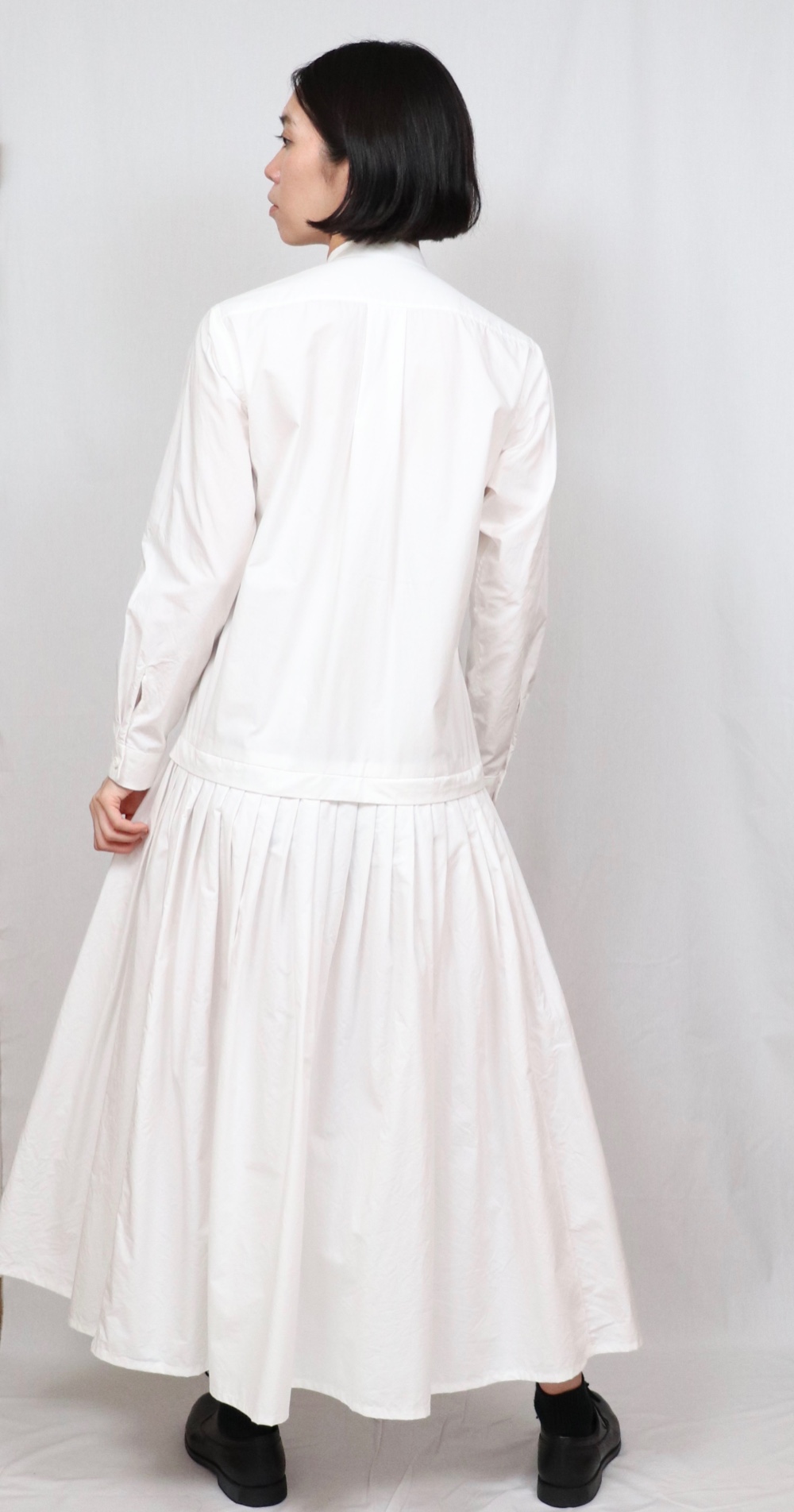 シャツ&タックワンピース　長袖 ブロード