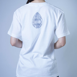 灯台　フレネルレンズ　Tシャツ　　白　レディースSサイズ〜メンズLサイズまで 6枚目の画像