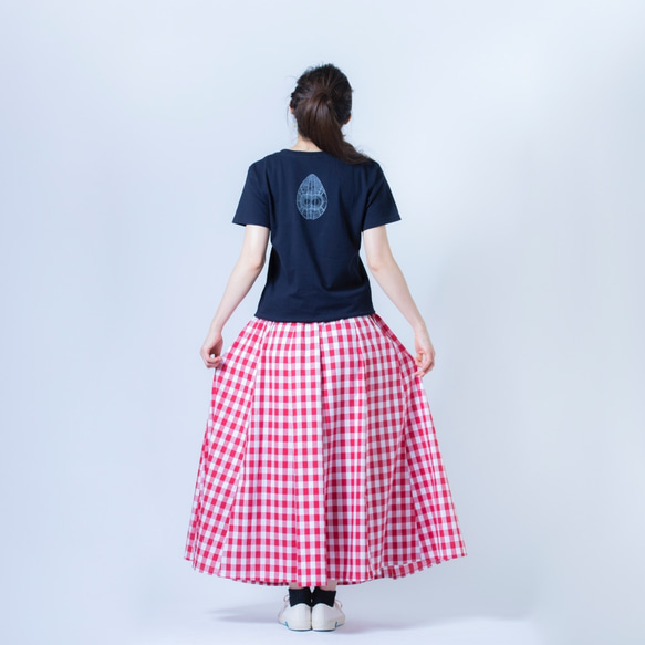 灯台　フレネルレンズ　Tシャツ　　ネイビー　レディースSサイズ〜メンズLサイズまで 3枚目の画像