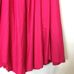 momoko❁︎様専用　タックギャザースカート　ピンク　 9枚目の画像