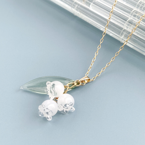 LALIQUE ラリック すずらん 鈴蘭 ミュゲ ペンダント 3チャーム
