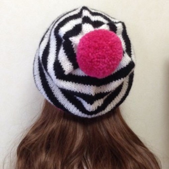 Border Beanie（ニット帽） 4枚目の画像