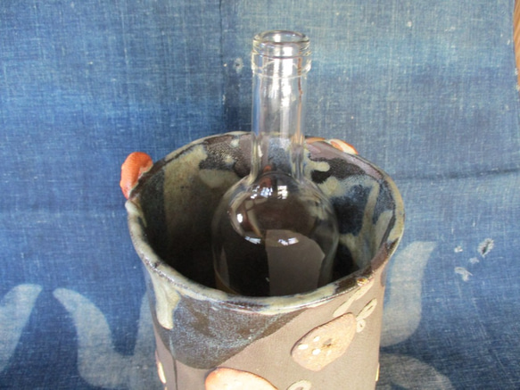 黒花ワインクーラー 2枚目の画像
