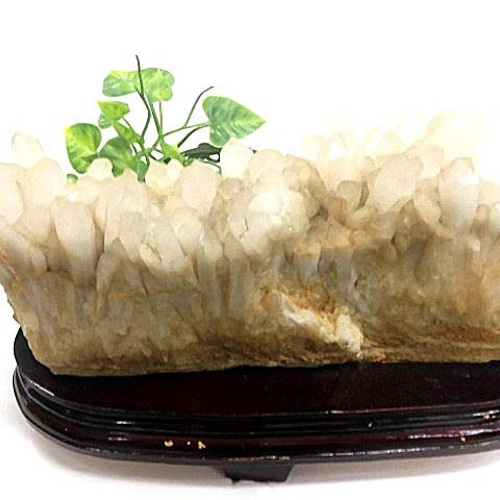 天然石 マダガスカル産 水晶クラスター 台座付　　　 200720592 天然石 マダガスカル産 水晶クラスター 台座付 200720592