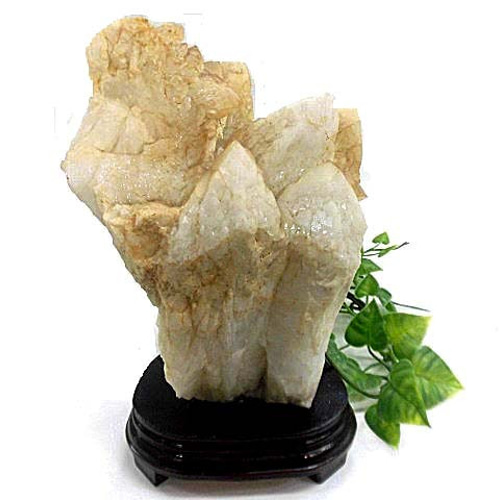 天然石 マダガスカル産 カテドラル水晶原石(台座付) 200720599