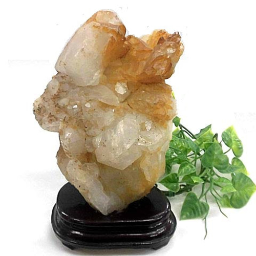 天然石 マダガスカル産 水晶クラスター 台座付 200720591 【公式通販】