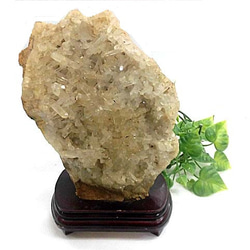 天然石 マダガスカル産 カテドラル水晶原石 台座付 200720597