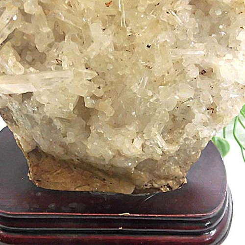 天然石 マダガスカル産 水晶原石(台座付) 200720600 その他インテリア 