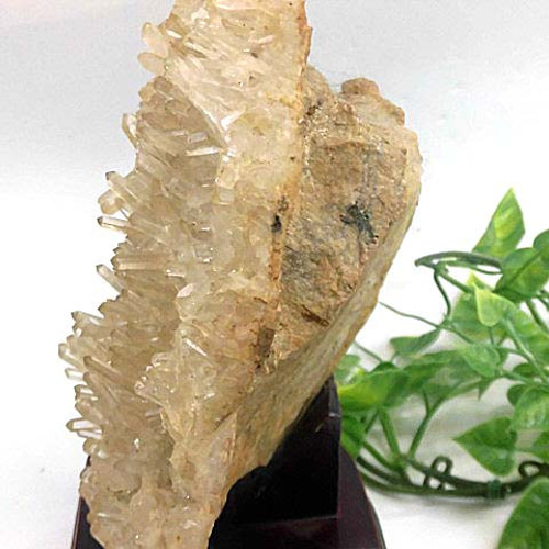 天然石 マダガスカル産 水晶原石(台座付) 200720600 その他インテリア 