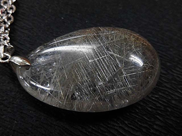 天然石 シルバールチルクォーツ ネックレス(ペンダント)　　200720747 5枚目の画像