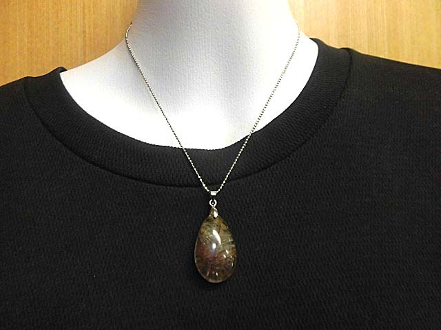 天然石 ルチルクォーツ ネックレス(ペンダント)　　200720750