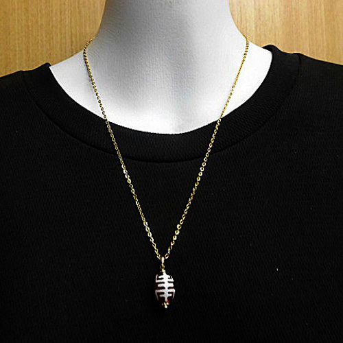 天然石 双寿天珠ネックレス(ペンダント) 211221302 ネックレス