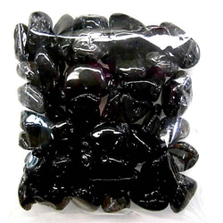 天然石 黒水晶浄化用さざれ石 穴なし100ｇ 1枚目の画像
