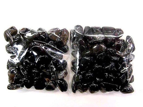 天然石 黒水晶浄化用さざれ石 穴なし200ｇ 1枚目の画像