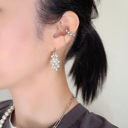 つぶつぶシルバーピアス/イヤリング P868 サージカルステンレス