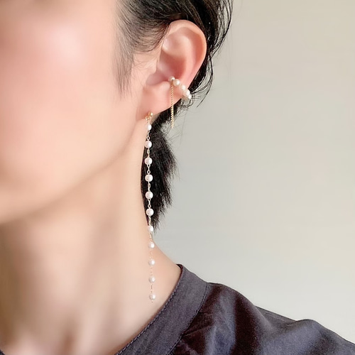 パールムーンピアス シルバー /イヤリングP908 ピアス（フック