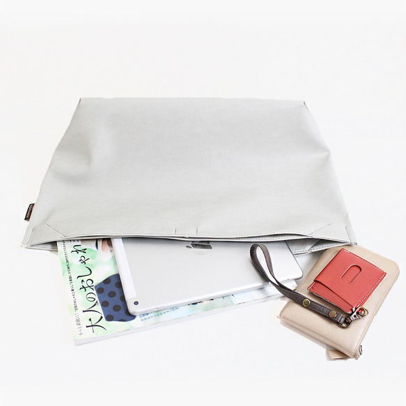 超軽量！！水に濡れても安心素材　A4横型フォーレトート　 8枚目の画像