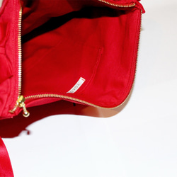 Ribbon clutch bag (RED) 3枚目の画像