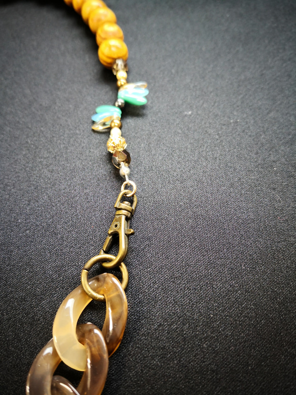 幻想花の首飾り(necklace)　~和モダン~ 4枚目の画像