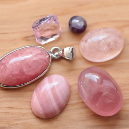 ピンクオパール　アンモナイト　握り石　貝　2 jewel planet 公式サイト / 《DIAMOND MARKET》《TYPE2》ピンク