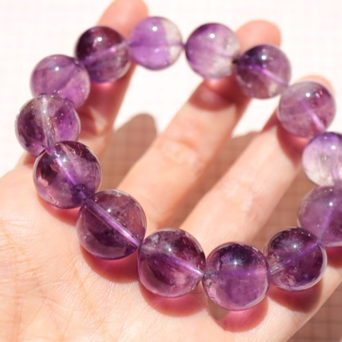 高品質　エレスチャルアメジストセブン　ブレスレット　5 スーパーセブン ゲーサイト 天然石 ブレスレット エレスチャル