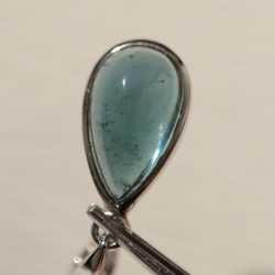 インディゴライト　ブルートルマリン　希少　10月誕生石　宝石質　小粒　ペンダントトップ　シンプル 5枚目の画像