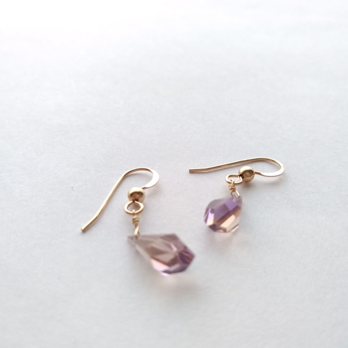 maumaumau様 宝石質✨アメトリン コンケーブ ピアス 14kgf 他