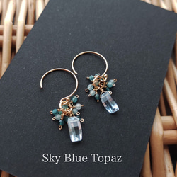 Sold☆【ラスト1点☆再販×④】宝石質◇スカイブルートパーズ＆グラン 