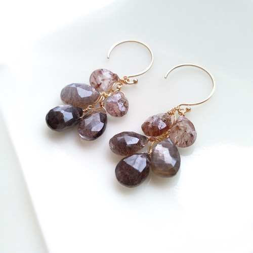 Sold☆再販×③【宝石質】艶めくゴールデンシャイン ムーンストーン 