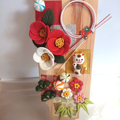 お正月飾り 羽子板 「お正月ハンドメイド2022」 その他インテリア雑貨