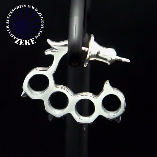 タイガーナックルピアス　（虎　肉球　メリケンサック）