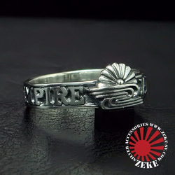 憂國烈士〔ユウコクレッシ〕リング （日章旗 旭日旗 髑髏 スカル