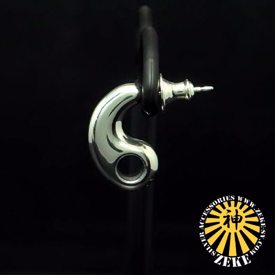 八尺瓊勾玉〔ヤサカニノマガタマ〕スタッドピアス　（神社　神道　三種の神器）