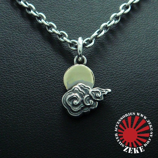 雲隠レ月〔クモガクレヅキ〕ペンダントトップ　　（満月　月夜）