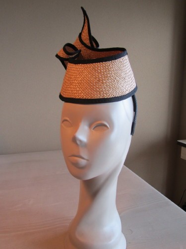 ラフィアのヘッドドレス