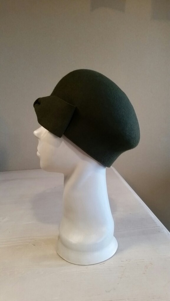 フェルトのリボンクロッシェ［再販］ 