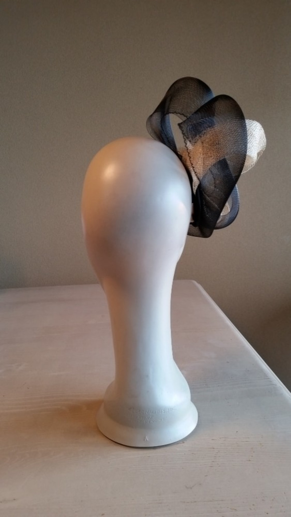 ホースヘアとシナマイのヘッドドレス「cœur」 4枚目の画像