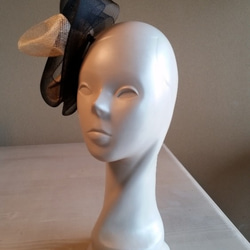 ホースヘアとシナマイのヘッドドレス「cœur」 5枚目の画像