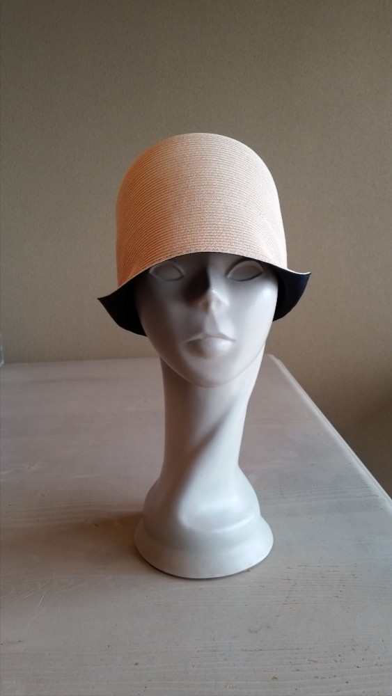 ペーパー･ブレードのクロッシェ(グログラン・ブリム)