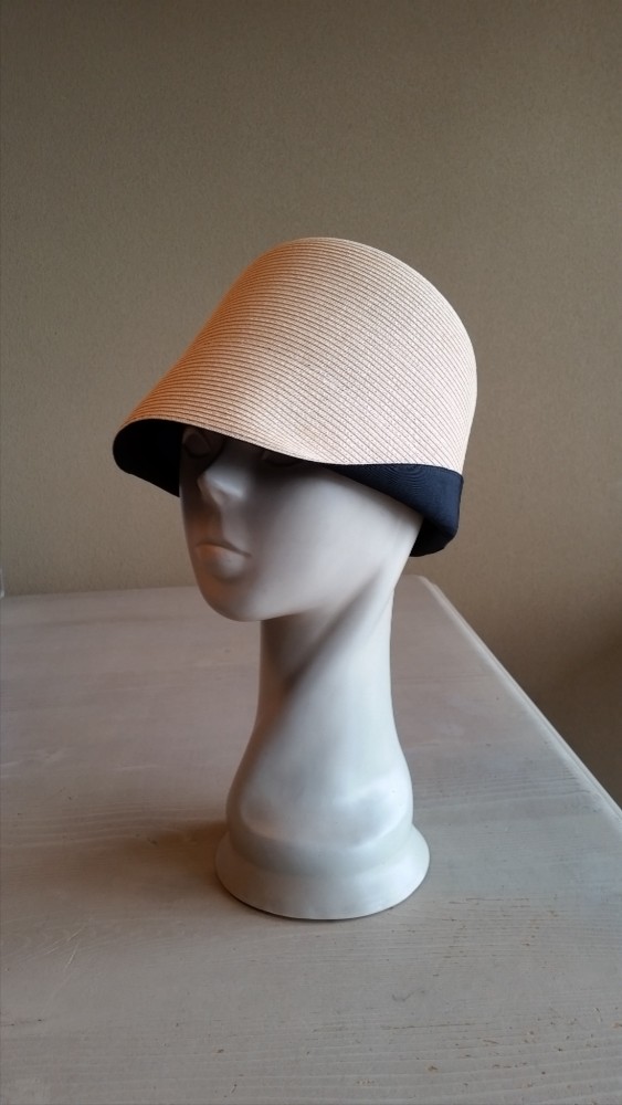 ペーパー･ブレードのクロッシェ(グログラン・ブリム)